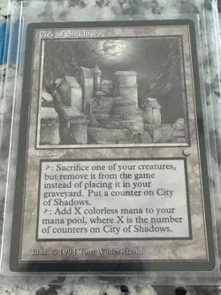 1994 Magic The Gathering: City of Shadows - The Dark MTG NEAR MINT - Image 1