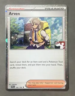 Cosmos Arven 166/198 Holo Pokemon Prize Pack NM Scarlet & Violet - Image 1