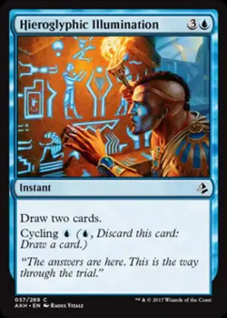 Hieroglyphic Illumination - Near Mint MTG Amonkhet - Image 1