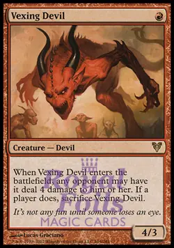 Vexing Devil 1x FOIL AVR MTG Avacyn Restored Rare NM red - Image 1