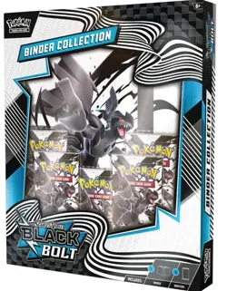 Pokemon TCG Scarlet & Violet Black Bolt Binder Collection Box - Image 1