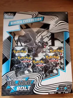 Pokemon TCG Scarlet & Violet Black Bolt Binder Collection Box - Image 1