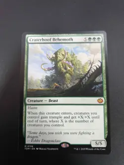 MTG Craterhoof Behemoth - Tarkir: Dragonstorm (TDM) - Image 1