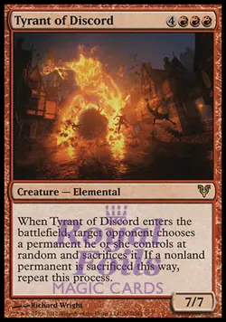 Tyrant of Discord 1x FOIL AVR MTG Avacyn Restored Rare MINT red - Image 1