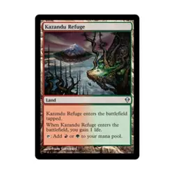 WOTC MtG Zendikar Kazandu Refuge (U) (x4) NM - Image 1