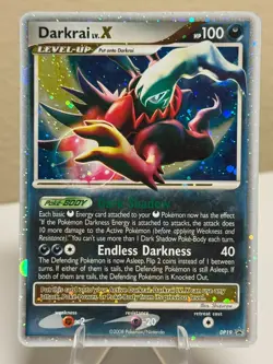Darkrai LV.X DP19 Diamond and Pearl Holo Illustration Rare Full Art Pokemon - Image 1