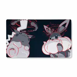 NEW Pokemon Center Exclusive Gigantamax Pikachu & Eevee TCG playmat from 2020 - Image 1
