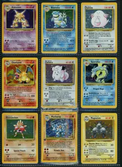 Pokemon Master Set 100% Complete Base Set 102/102 Jungle 64/64 Fossil 62/62 NM - Image 4