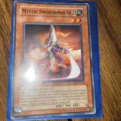 Yugioh! NP Mystic Swordsman LV2 - LCYW -EN200 Common- 1st Edition - Image 1