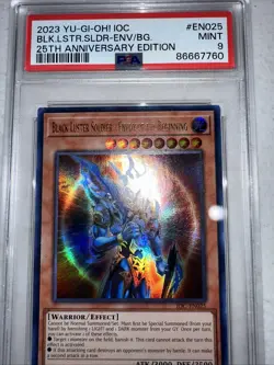 Yugioh Black Luster Soldier Envoy of the Beginning IOC-EN025 PSA 9 25th And - Image 3