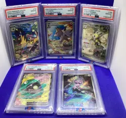 2025 Pokemon JTG 7 Card PSA 10 Lot! All IR-ultra Rare! Bellibolt/Noibat - Image 1