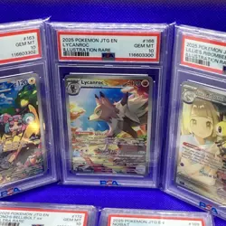 2025 Pokemon JTG 7 Card PSA 10 Lot! All IR-ultra Rare! Bellibolt/Noibat - Image 3