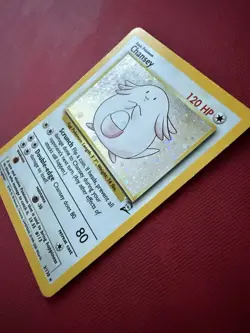 Pokemon TCG Chansey Holo Rare Card Base Set 2 3/130 MP - Image 4