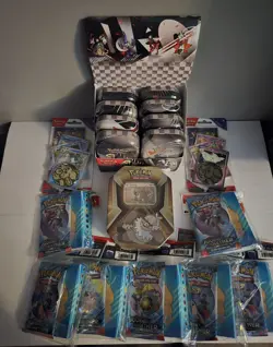 Huge Pokemon Card Lot Mini Tins Booster Packs Black Bolt White Flare Sealed New - Image 2