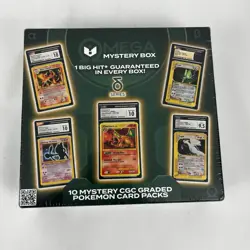 Omega Mystery Box Delta Series 10 Mystery CGC Graded Pokemon Card Slabs- SEALED - Image 1