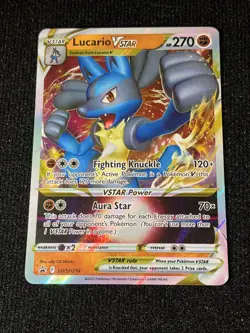 Pokemon Lucario VSTAR - SWSH214 - SWSH: Sword & Shield Promo Cards (SWSD) - Image 1