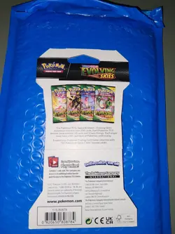 2021 Pokemon Evolving Skies Sleeved Booster Pack Factory Sealed - Image 2