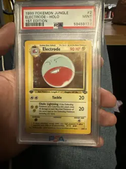 1999 POKEMON JUNGLE 1ST ED #2 ELECTRODE-HOLO PSA 9 - Image 1