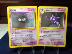 Gastly & Haunter Base Set 2 Lot - NM Pokemon Cards - Image 1