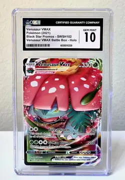 Venusaur VMAX SWSH102 Sword & Shield Promo Cards Holo CGC 10 Pokemon TCG - Image 1