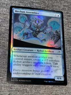 FOIL U 0063 Mechan Assembler Creature Robot Edge of Eternities MTG Card NM - Image 1