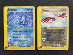 Pokemon E Reader Non Holo Card Lot Expedition Aquapolis *LP-MP Vulpix Skarmory - Image 4