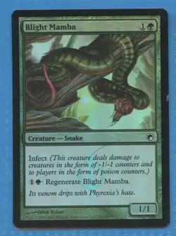 MTG: Scars of Mirrodin: Blight Mamba: FOIL - Image 1