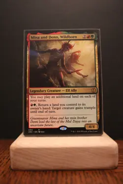 Mina and Denn, Wildborn Regular NM Zendikar Rising Commander MTG Cards ManaFam - Image 1