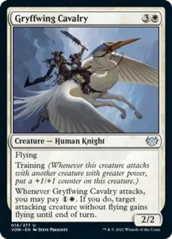 Gryffwing Cavalry -Foil Near Mint MTG Innistrad: Crimson Vow - Image 1