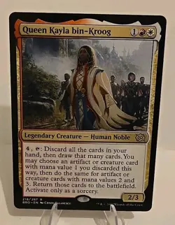 Queen Kayla bin-Kroog MTG The Brothers' War Regular - Image 1