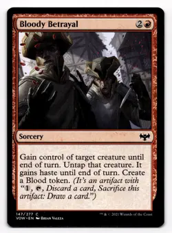 MTG Innistrad Crimson Vow Bloody Betrayal 147/277 Magic the Gathering - Image 1