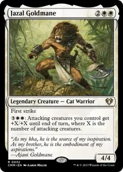 Jazal Goldmane -Foil Near Mint MTG Commander Masters - Image 1