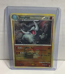 Donphan 40/123 Crosshatch Reverse Holo Pokemon League Promo Card - Image 1