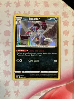 🚀 Pokemon Hisuian Sneasler - 093/189 - Astral Radiance - Holo Rare MINT - Image 1