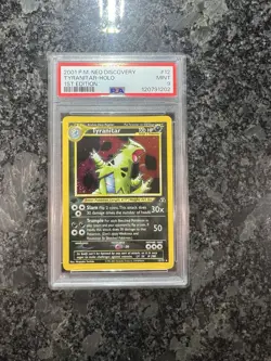 2001 Pokemon Neo Discovery 1st Edition Holo Umbreon / Tyranitar COMBO PSA 9 MINT - Image 5