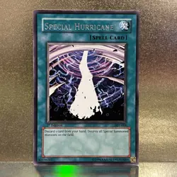 YuGiOh • Special Hurricane • 1st Edition Rare • AST-084 • LP - Image 1