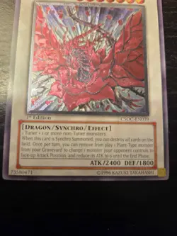 YUGIOH Black Rose Dragon CSOC-EN039 Ultimate Rare 1st Edition LP - Image 4