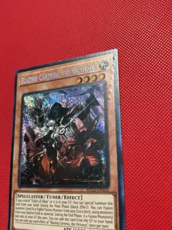 Yugioh! Blazing Cartesia, the Virtuous MP23-EN162 Prismatic Secret Rare Damaged - Image 3