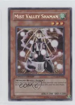 Mist Valley Shaman Limited Edition YuGiOh Hidden Arsenal 1 #HA01-EN005 2009 - Image 1