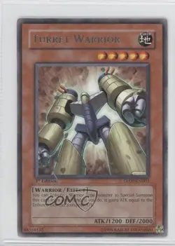 Turret Warrior 1st Ed. YuGiOh Yusei Fudo 2 Duelist Pack #DP09-EN003 2010 - Image 1