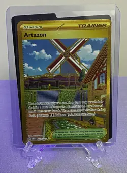 Pokemon TCG Artazon Sv03: Obsidian Flames Holo Hyper Rare Card 229/197 - Image 1