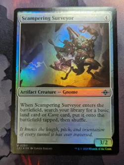 Scampering Surveyor - LCI - 0260 - MTG - TCG Card - FOIL - Image 1
