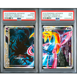 PSA 10 9 Darkrai 035/040 Cresselia 036/040 Legend Holo Pokemon Card Japanese - Image 1