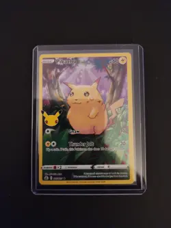 Pokemon TCG 2021 Celebrations Pikachu Holo Rare Card 5/25 NM Condition A - Image 1
