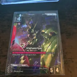GUNDAM TCG CARD GAME - GD01-044 LR+ KSHATRIYA - FOIL ALT ART - Image 1