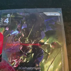 GUNDAM TCG CARD GAME - GD01-044 LR+ KSHATRIYA - FOIL ALT ART - Image 2