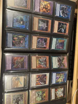 Yugioh Card Binder & Collection - 161 Cards All Holos NM - Image 1
