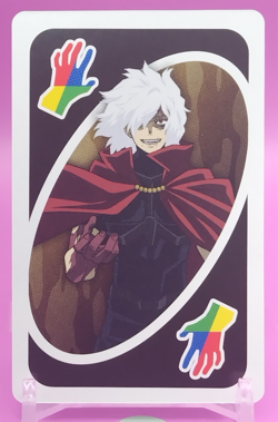 Tomura Shigaraki/ My Hero Academia Card Game UNO Japanese Toei Anime Rare BK d - Image 1