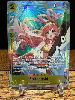 One Piece Card Game Shirahoshi OP12-102 Super Rare Alternate Art English Edition - Image 3