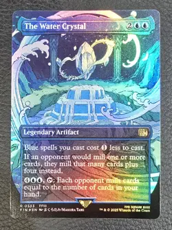 The Water Crystal Borderless Foil Magic Final Fantasy 333 NM Card MTG - Image 1